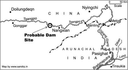 Chinese Dam Site: Root cause for floods in Indian states