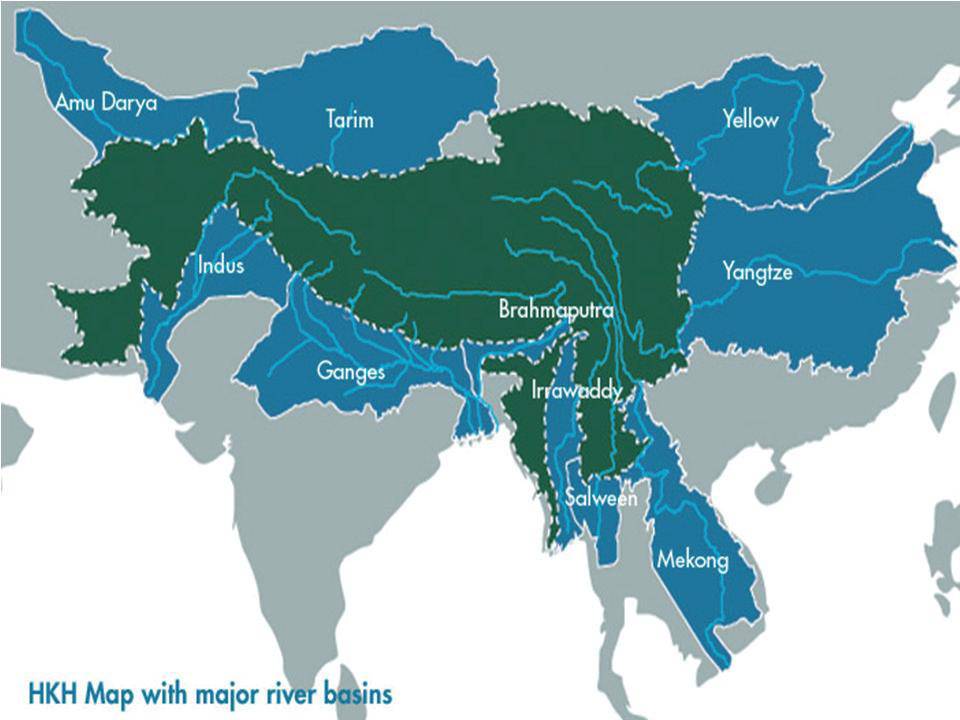 Map of the GBM catchment area