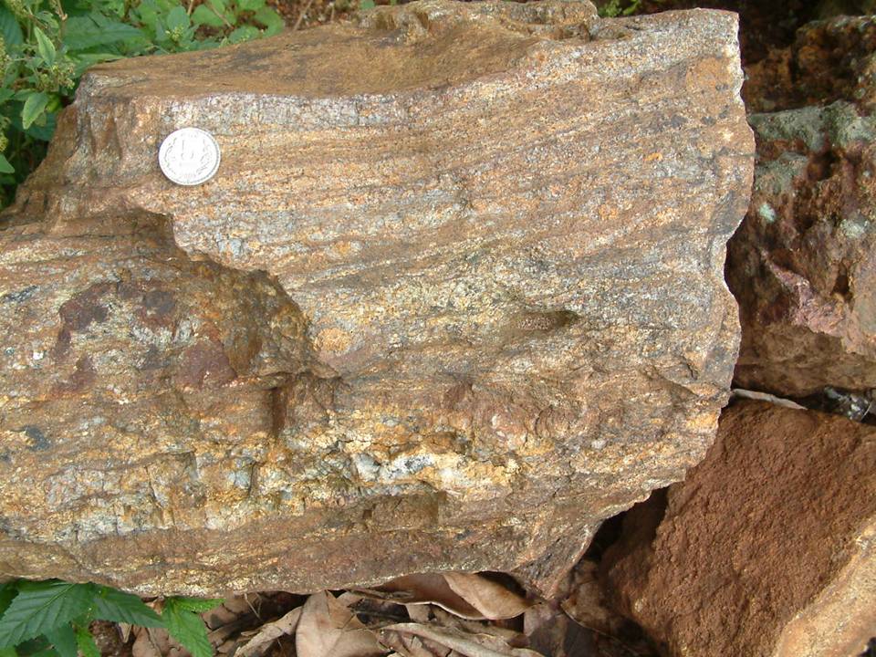 metamorphic charnockite rocks