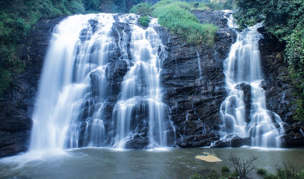 Abbey Falls in Coorg in Western Ghats. (Image by Ashwinstein via Wikimedia Commons)