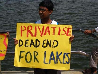 Privatization of lakes
