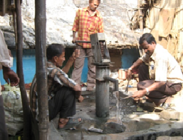 Repair work of defunct tubewells (Source: National Foundation for India)