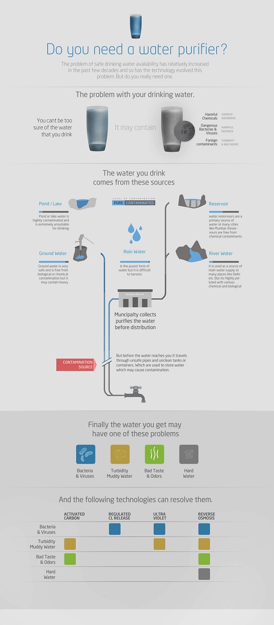 Infographic on water purifier Source: Abhisek Behera