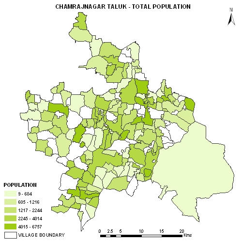 Chamrajnagar Taluk- Total Population