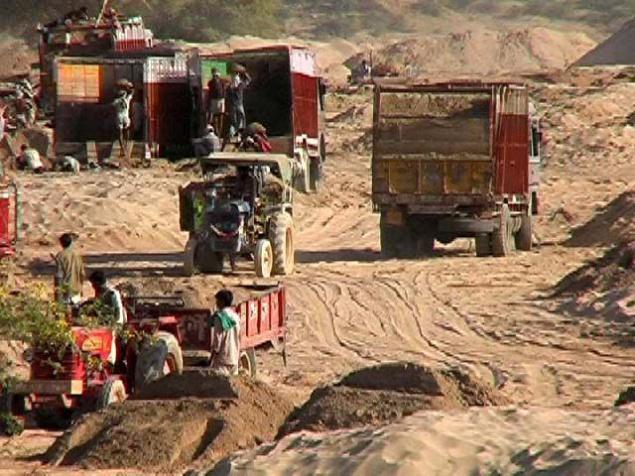 Illegal mining in Madhya Pradesh Source: The Hindu