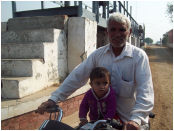 Anil Kumar Bishnoi like most people of the area fears for the safety of his family from a possible accident.