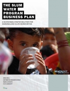 The slum water programme business plan: A sustainable water solution for marginalized slum communities - A document by ROWS