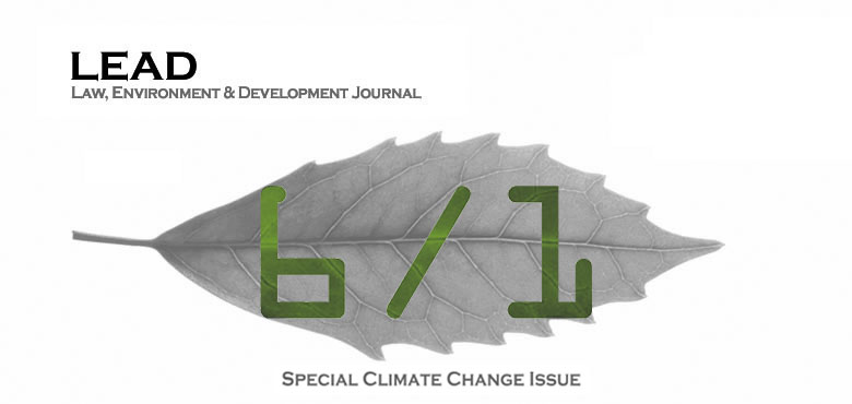 LEAD Journal Special Issue on Climate Change