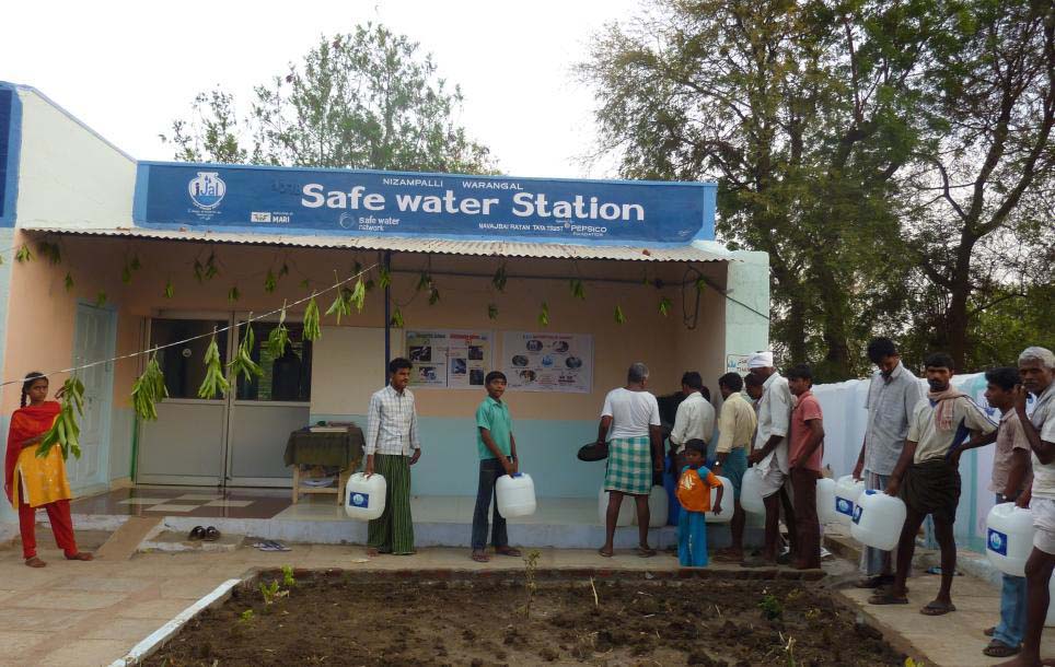 Safe water station; Source: Safe Water Network