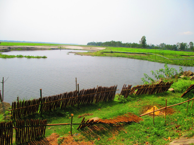 Teesta River in Lalmonirhat district, Bangladesh. (Image Source: Gauri Noolkar-Oak)
