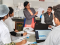 Ms. Chandana Biswal using the Safe Water Learning Cards to train other Chemists and Lab Assistants in her District. (Image: Chandana Biswal)