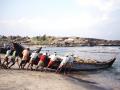 Fishermen venturing out into the sea in Vizhinjham in Kerala (Image Source: India Water Portal)