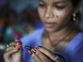 Women trained to install and maintain low-cost solar panels, in villages in remote rural areas of Odisha (Image: Abbie Trayler-Smith/Panos Pictures/Department for International Development; CC BY-NC-ND 2.0 DEED)