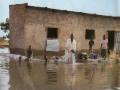 2012 में चाड में आई बाढ़ का दृश्य