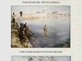 Use of pond water