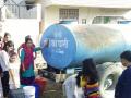 Local women filling water from supply tank