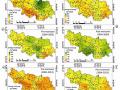 वर्ष 1984 से 2013 के दौरान मानसून से पहले और बाद में भूजल स्तर की स्थिति