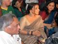 निर्मल भारत यात्रा की जानकारी देते बाएं से पेयजल एवं स्वच्छता मंत्री जयराम रमेश, अभिनेत्री विद्या बालन, अर्घ्यम की अध्यक्षा रोहिणी निलेकणी