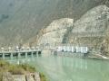 श्रीनगर बांध के चैनल से होता लीकेज।