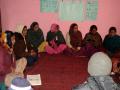 तिलवाड़ी गाँव में औरतों की मीटिंग
