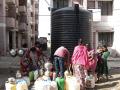 People are struggling to get the quantity and quality of water in urban areas (Image: Makarand Purohit)