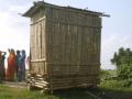 Ecosan toilet built in a village