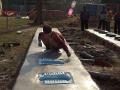 Construction of community toilets in progress