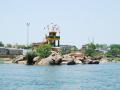 A temple in the Mahanadi at Sonepur in Odisha.