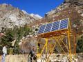 Black Carbon Monitoring Station at Chirbasa near Gangotari. (Photo credit : Dr P.S. Negi, Wadia Institute of Himalayan Geology, Dehradun)