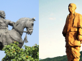 Shivaji & Sardar Patel to be immortalised as statues (Source: Wikipedia & www.statueofunity.in)