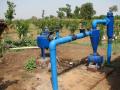 Irrigation pump supplying water for drip irrigation (Image: IWMI Flickr, (CC BY-NC-ND 2.0))