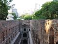 The old and the new: Ugrasen 'baoli' against the backdrop of Delhi.