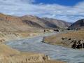 A river becomes a checkerboard of water and silt. (Image: Ashok Boghani, CC BY-NC 2.0, Flickr Commons)