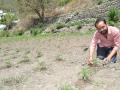 Lokesh Verma at his farm. (Pic courtesy: 101Reporters)