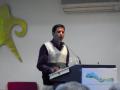 Mahaveer Singh Sukarlai speaks at the India Rivers Day.