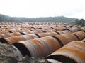 Pipelines wait to be laid for the stormwater lift project. The Karnataka Niravari Nigama Limited (KNNL), which is undertaking the Yettinahole stormwater lift project, is constructing a massive pipeline corridor along the Salkeshpur-Hemavati belt. The project is estimated to be 35 percent complete.
