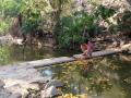 A temple and a small pond at the origin of Nanduwali.