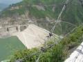 Tehri dam in lean season