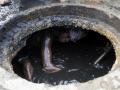 Despite the ban, manual scavenging continues. (Image courtesy: The Hindu)