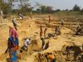 Farmers constructing happa; Image: PRADAN