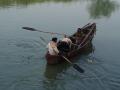 Villagers use boats to cross the river. (Photo courtesy: Gurvinder Singh)