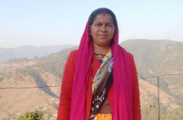 Janki Devi takes the lead in springshed management (Image: Anita Sharma)