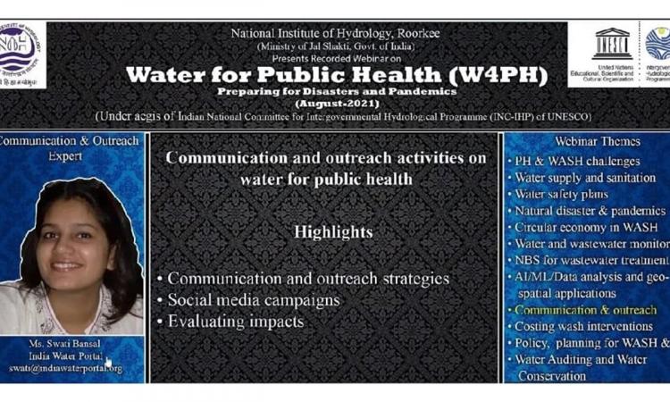 Communication and outreach activities on water for public health by India Water Portal