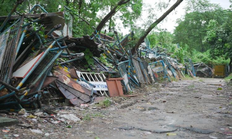 When a cyclone and a pandemic combine (Image: UNU-EHS/Tanmay Chakraborty)