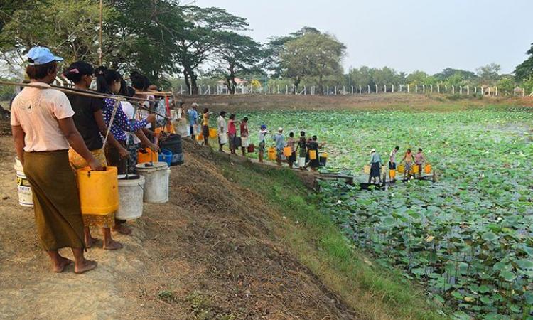 जल कुप्रबंधन के कारण बेपानी हो रहा म्यांमार (photo- myanmar water portal)