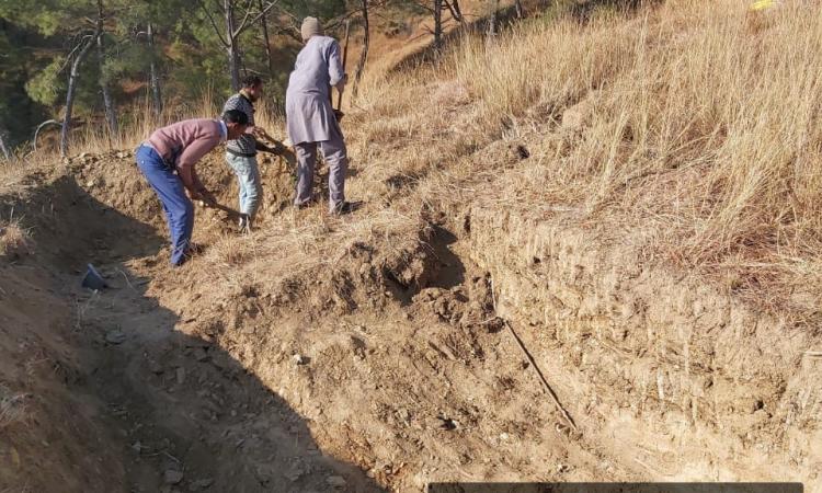 एक खाव बनती हुई