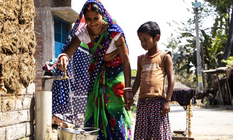 The programme intends to improve safe drinking water coverage in rural Bihar (Image: AKRSP(I))