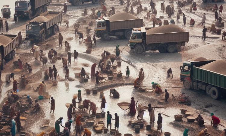 खनन के चलते मौत के कगार पर पहुंची यमुना