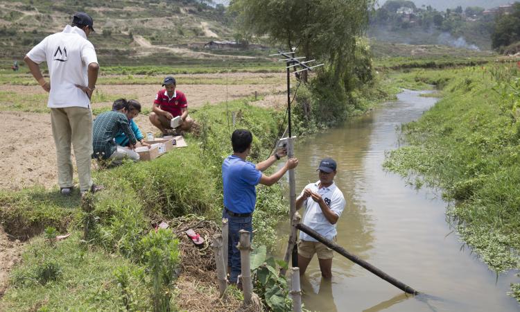 Community-Based Flood Early Warning System (Image: ICIMOD/Jiten; Flickr Commons)