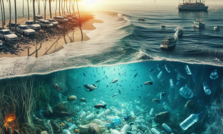 पर्यावरण प्रदूषण और जलवायु परिवर्तन का महासागर पर असर